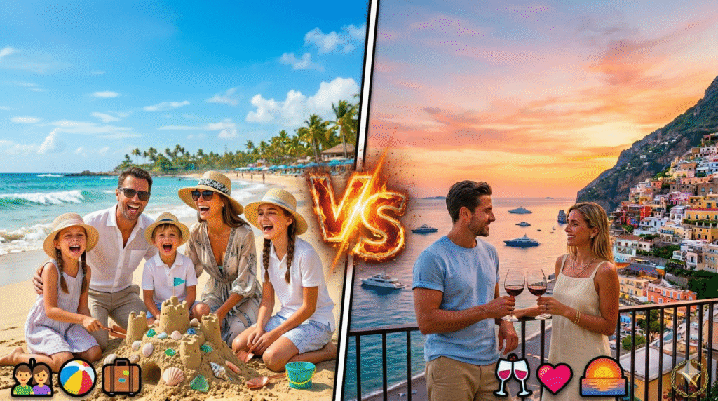 family vs couple trip packages in Kerala